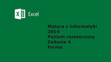 Matura 2014 PR Informatyka Arkusz II Excel