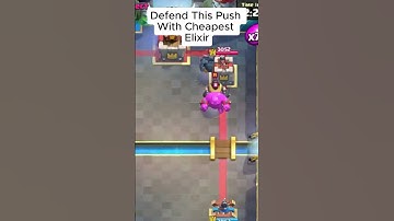 Defend This Push With Cheapest Elixir!