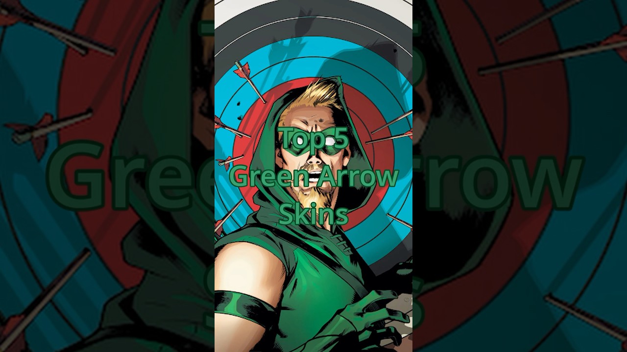 Top 5 Green Arrow Skins #superheroskins #gaming #dccomics   #marvelrivals #greenarrow #justiceleague