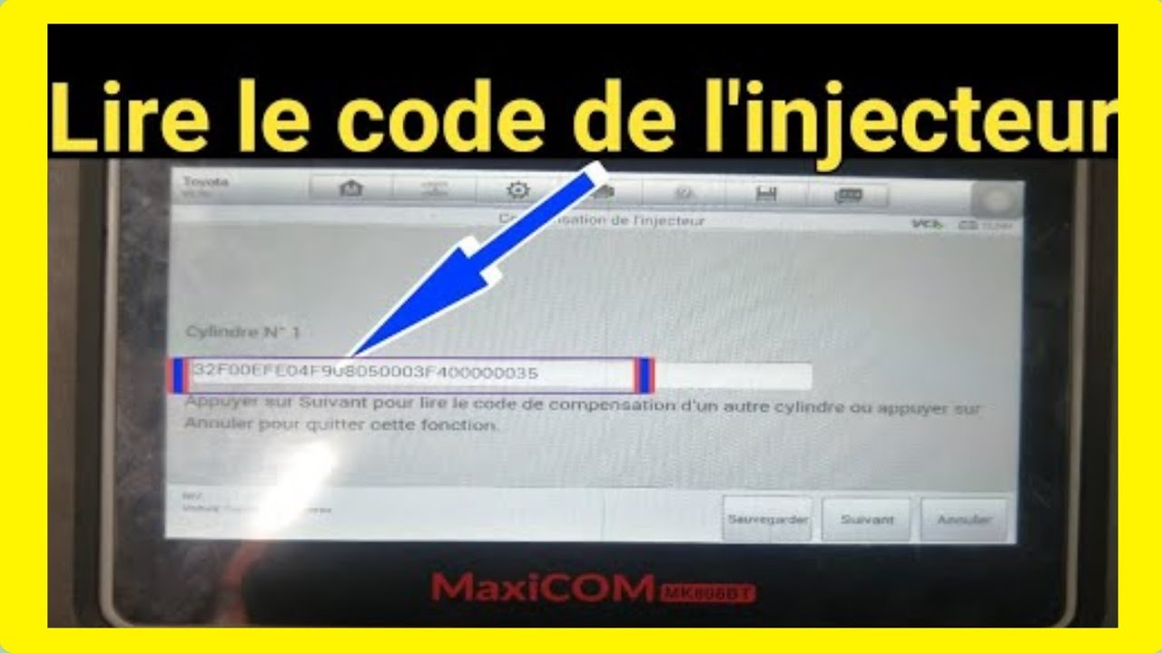 coded the injectors: encryption and coding of the injectors with obd2  (autel maxicom). 