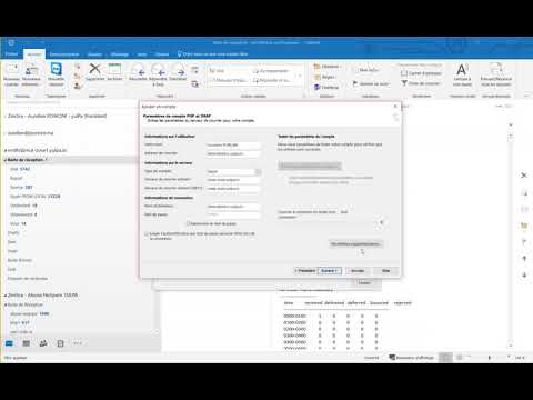 Configuration Outlook IMAP pour Zimbra OSE YULPA