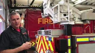Behind the scenes tour of real life working UK Fire Station