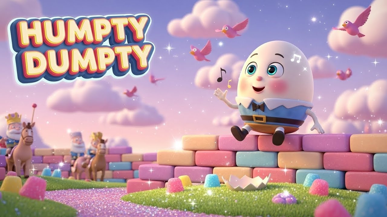 Humpty Dumpty | Classic Nursery Rhyme for Kids | 3D Animated Cartoon ...
