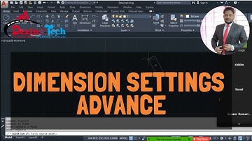 Chapter 6 | AutoCAD Dimension settings Tutorial | AutoCAD Dimension Style Manager in hindi