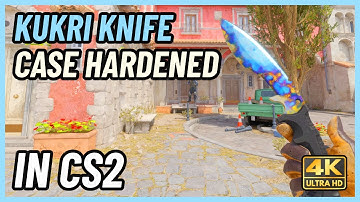 ★ CS2 Kukri Knife Case Hardened | CS2 Knife In-Game Showcase [4K]