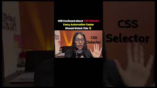 CSS Selector in Selenium Explained Simply! 🔥 #softwaretesting #qaengineer #sdet