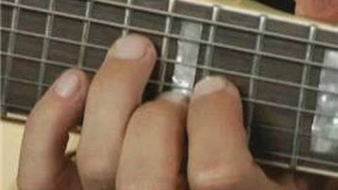 1st Inversion Octave Up of D Major Guitar Chord on the Middle Top Strings