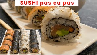 Cum sa faci SUSHI ACASA  Reteta Sushi cu somon