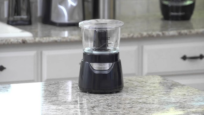 Hamilton Beach 3 Cup Mini Food Processor Vegetable Chopper w/ Cord Storage  40094728503