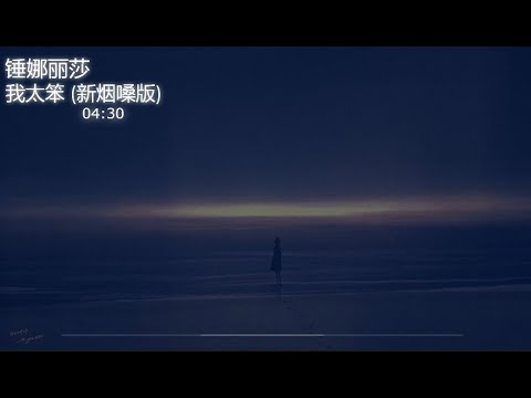 锤娜丽莎 - 我太笨 (新烟嗓版)『怎样才是爱一个人 谁能解开这个疑问，爱没对错的 只有值不值得。』【動態歌詞】 (4K Video)