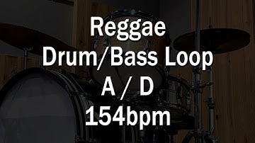 Reggae Drum and Bass Loop in A/D - 154bpm
