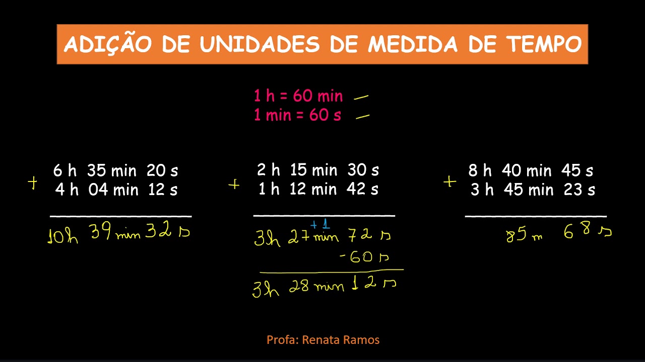 COMO CONVERTER HORAS, MINUTOS E SEGUNDOS #horas #enem #concurso 