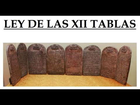 Ley de las XII Tablas - Derecho romano - YouTube