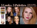 5 Looks, 5 Palettes | Trying to use as many shades as I can from each