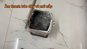 Thùng rác thông minh có âm thanh báo đầy và mở nắp | Thùng rác Steam