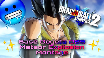 Base Gogeta DBS (DLC 13) Meteor Explosion Montage | Dragon Ball Xenoverse 2