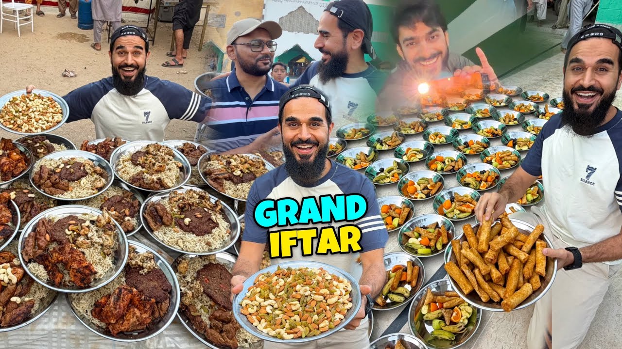 Grand iftar ki tayari aur dusrey Youtubers ko bhi invite kar dia 😍