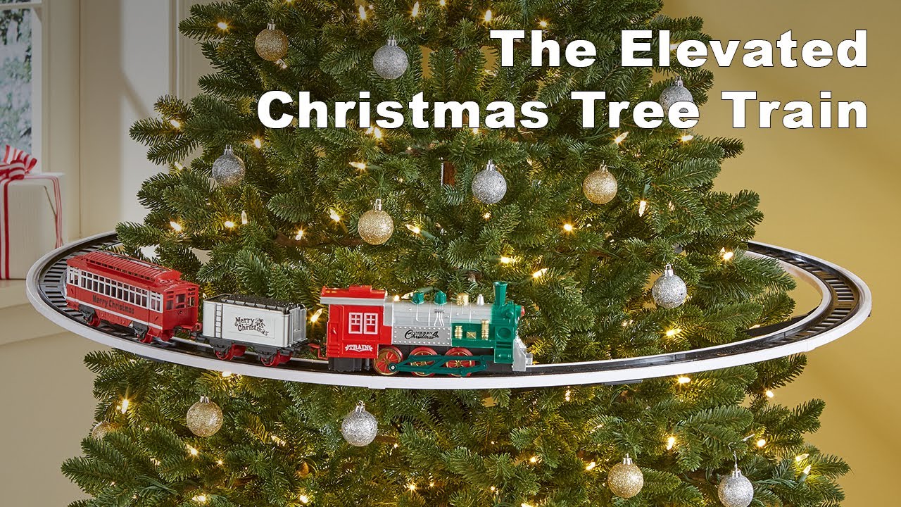 The Elevated Christmas Tree Train - YouTube