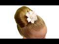 RETRO Style! STYLISH BUN | Cute 3 MINUTEs Prom / Festival Hairstyle (Quick and Easy Hairstyles #33)