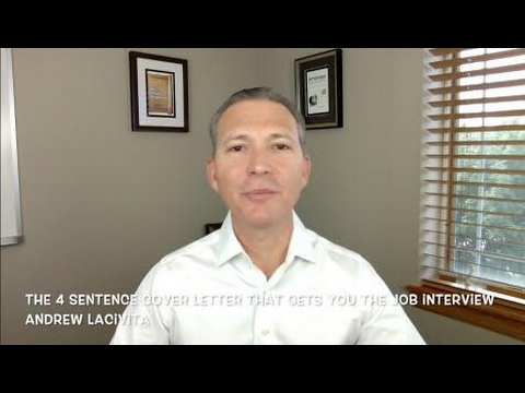 the 4 sentence cover letter that gets you the job 4 sentence cover letter