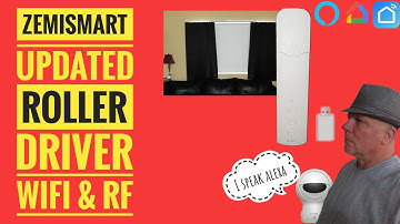 Zemismart Updated Roller Shade Curtain Driver Tuya WiFi + RF Control  Alexa Google Home M515EGB
