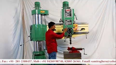 MMT Brand All Geared Radial Drill Machines. 50, 65 & 75mm. (100mm under development)