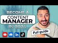 Become a Content Manager in 2024 🚀