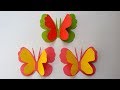 How to Make Easy & Simple Butterfly  With Colour  Paper!!!