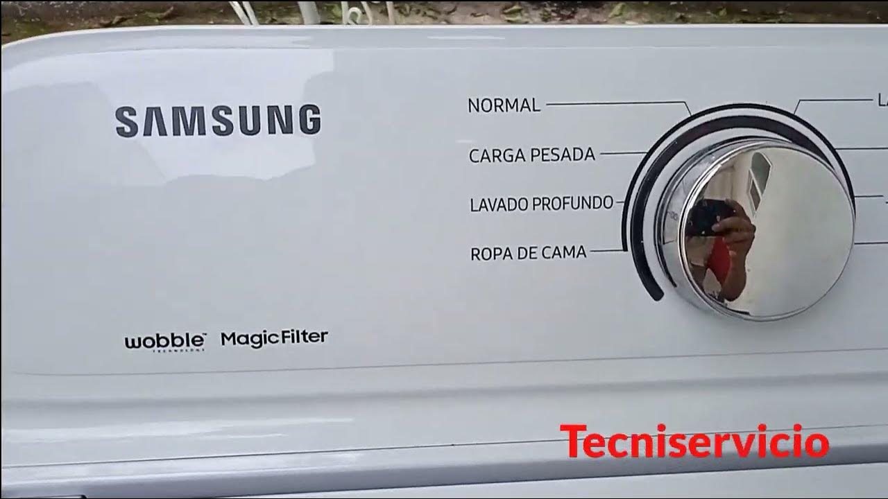 Lavadora Samsung wobble Magic filter YouTube