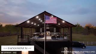 The Aspen II Barndominium Design