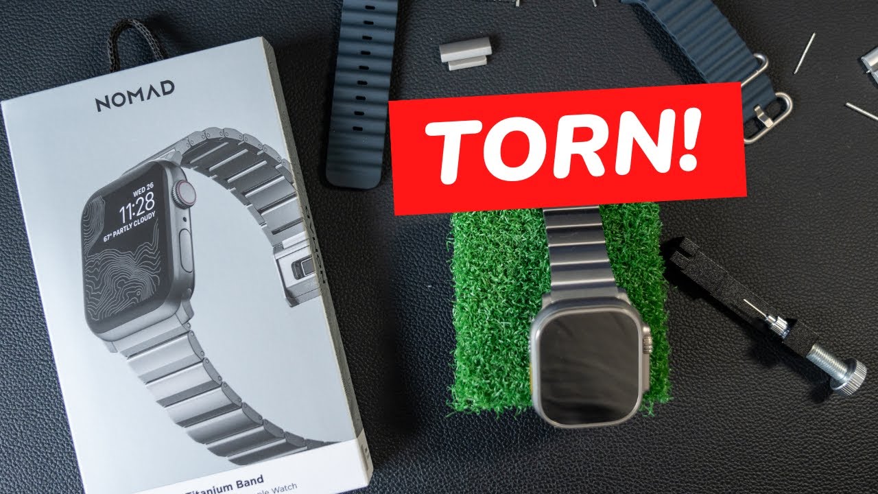 最強 Apple Watch バンド】NOMAD Titanium Band シルバー レビュー