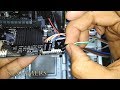 intel Pentium G4560 GIGABYTE H110M S2 Verbatim SSD Desktop Build Detail Front Panel Pin out