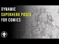  dynamic superhero poses for comics