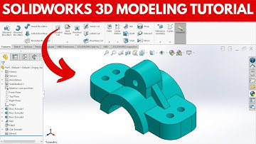 How to Model a Complex Mechanical Part in SolidWorks | Full Step-by-Step Tutorial