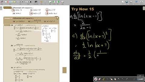 11 15   Further Differentiation   Derivatives of Natural Logarithmic Functions   Part 2