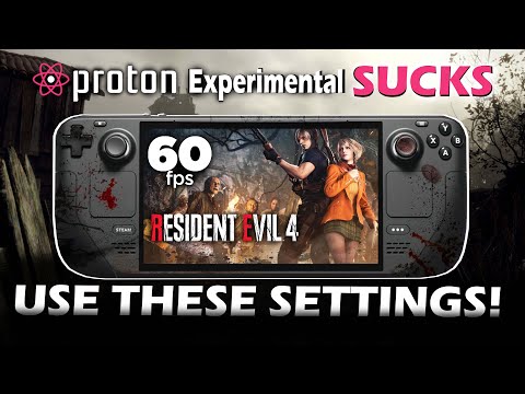 THE BEST 60FPS Settings For Resident Evil 4 Remake On STEAM DECK And How To STOP Stuttering!