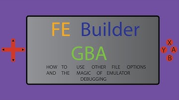 FEBuilder GBA Other Options and Emulator Debugger