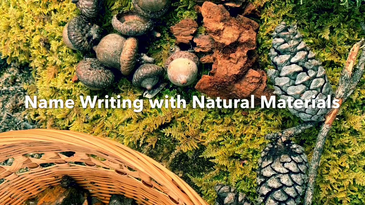 Name Writing with Nature - YouTube
