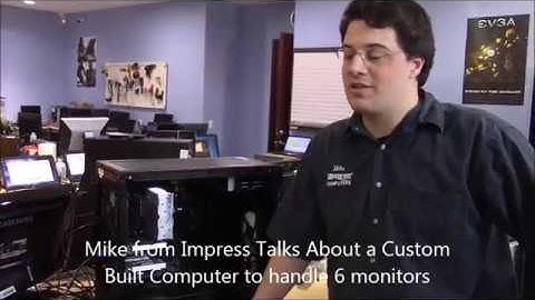 Custom Trader PC to handle 6 Monitors from  Impress Computers in Katy and Houston TX