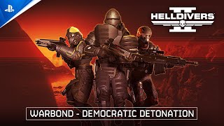 Helldivers 2 - Warbond: Democratic Detonation Trailer | PS5 & PC Games image