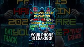 5 Signs Your Phone is Hacked in 2026! 😱 (Are YOU Safe?) #hack