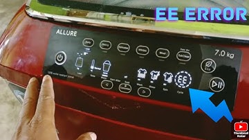 Godrej fully automatic washing machine EE error fault #EE_error