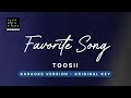 Favorite Song - Toosii (Original Key Karaoke) - Piano Instrumental Cover with Lyrics