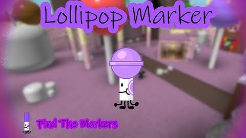 How to get Lollipop Marker - Find The Markers