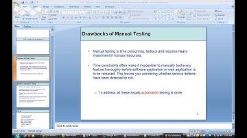 QTP Training Videos - Automation Importance- QTP Videos