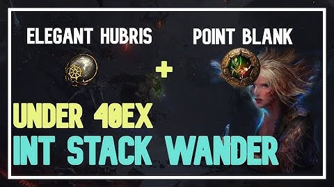 [Path of Exile 3.16] Int Stack Scion under 40ex | A8 Sirus | Elegant Hubris + Point Blank Setup |