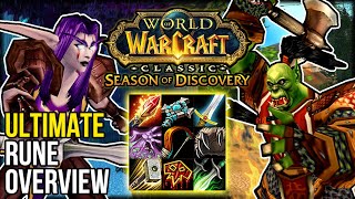 ULTIMATE Season of Discovery Class Overview | ALL New RUNES | Pre-Release | Classic WoW
