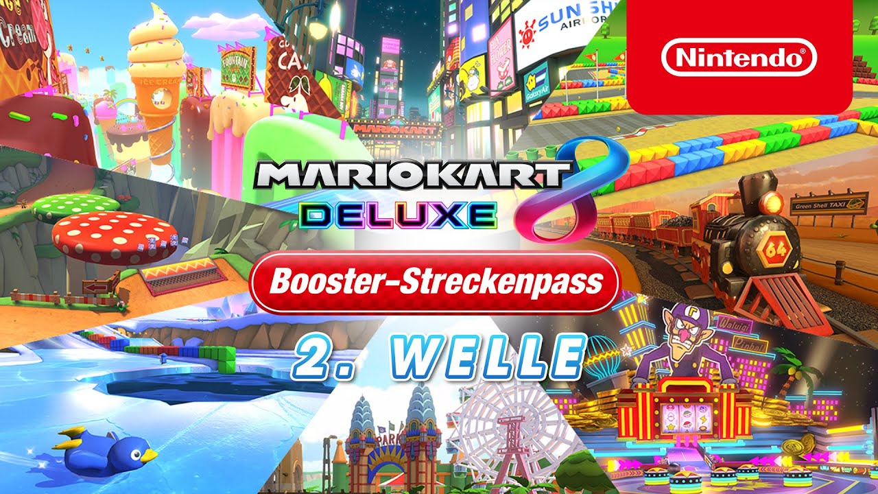 Welle 4 des Mario Kart 8 Deluxe – Booster-Streckenpasses erscheint am 9.  März! 