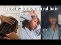 How I'm growing long natural hair in 2024/25- hair wash, length retention, type 4 hair