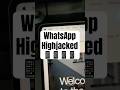 Protect WhatsApp from Hackers 💥 #shorts